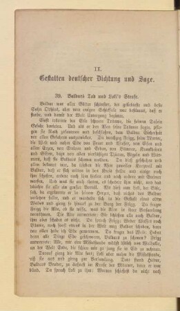 II. Gestalten deutscher Dichtung und Sage