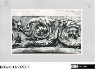 Zyklus mit Szenen aus dem Leben des heiligen Eustachius, Ornamentborte