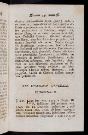445-456, XXI. Concilium (§ 623 - 632)