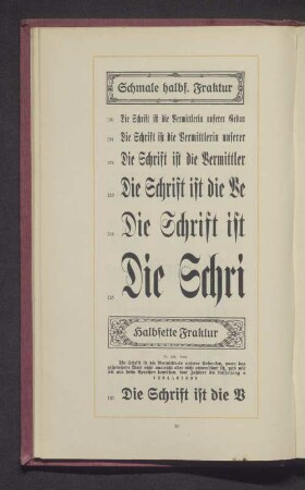 Halbfette Fraktur