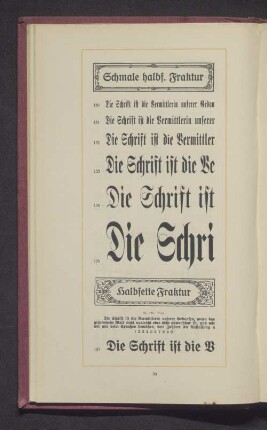 Halbfette Fraktur