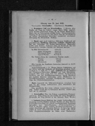Sitzung vom 28. Juni 1932.
