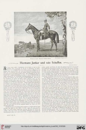 27: Hermann Junker und sein Schaffen