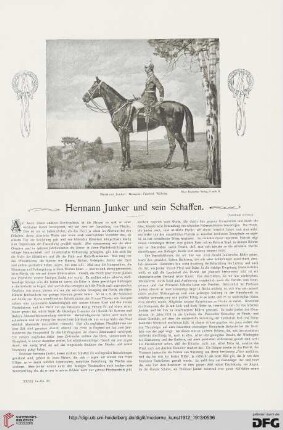 27: Hermann Junker und sein Schaffen