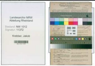 Entnazifizierung Jakob Krebber , geb. 27.07.1875 (Landwirt)
