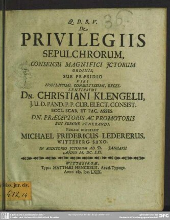 De privilegiis sepulchrorum