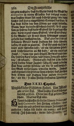 Das XXXI. Capitul.