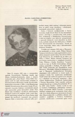 53: Hanna Garlińska-Zembrzuska : (1910-1990)