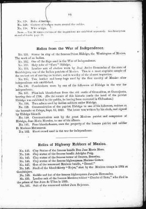 Relics from the war of independence.