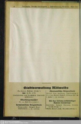 Stadtverwaltung Mittweida