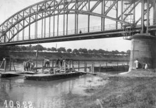 OEG-Brücke unterhalb Baustelle Wieblingen