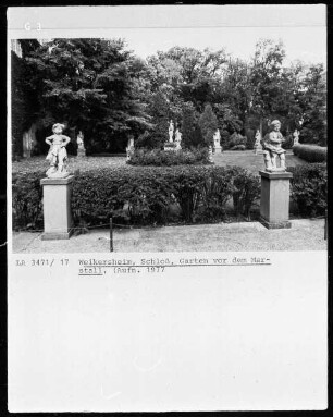 Garten vor dem Marstall