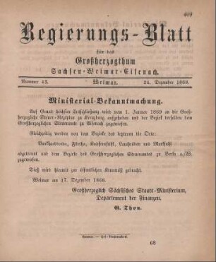 Nr. 43 : 24. Dezember 1868