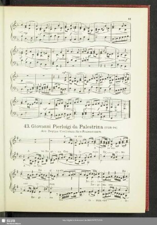43. Giovanni Pierluigi da Palestrina