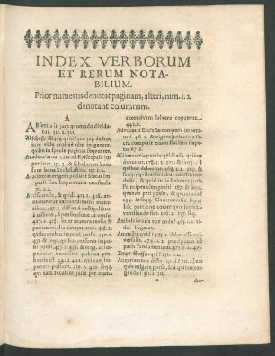 Index Verborum Et Rerum Notabilium.