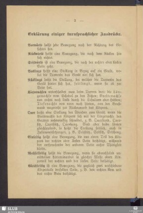 Erklärung einiger turnsprachlicher Ausdrücke