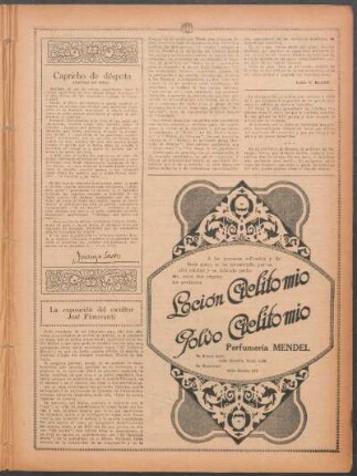 Capricho de déspota : (Apólogo del dolor)