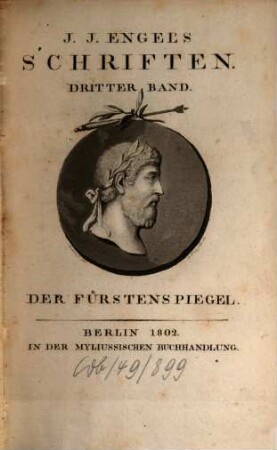 J. J. Engel's Schriften. 3, Der Fürstenspiegel