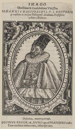 Bildnis des Iohannes Harpprechtvs