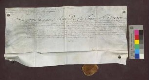 Königlich französische Ratifikation der vorhergehenden Urkunde (21/8017).