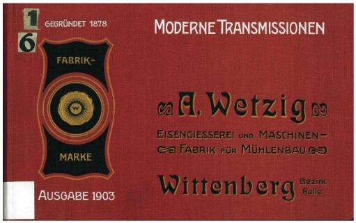 Moderne Transmissionen (1903)