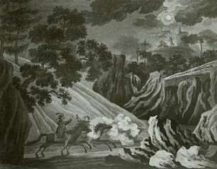 Illustrationen zu Goethes Faust: Faust's Ritt nach Gretchens Gefängnis