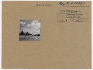 Straßenansicht. Berlin, Lichtenberg, Biesdorf, Grabensprung/Gleiwitzer Straße