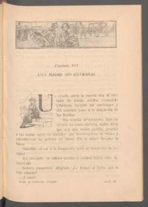 Capítulo XVI - Una madre sin entrañas