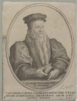 Bildnis des Theodorvs Beza