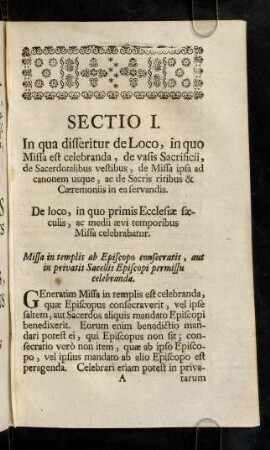 1-288, Sectio I