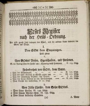 Erstes Register nach der Heils-Ordnung.