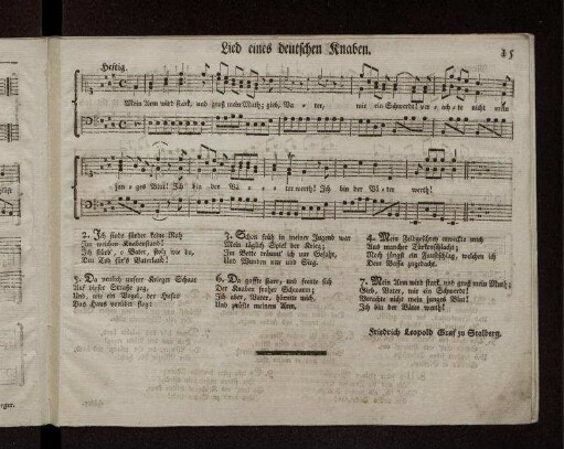 Lied eines deutschen Knaben