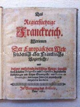 Geschichte der Kriege Frankreichs im 17. Jahrhundert