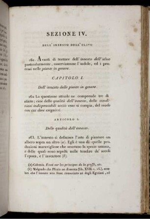 Sezione IV. Dell' Innesto Dell' Ulivo.