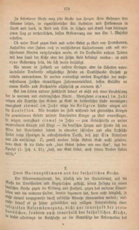 171-177 Zwei Warnungsstimmen aus der katholischen Kirche