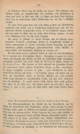 171-177 Zwei Warnungsstimmen aus der katholischen Kirche
