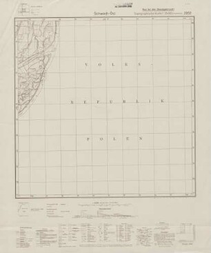 2952 Schwedt-Ost, Topographische Karte 1:25000 (4cm - Karte)