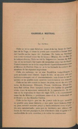Gabriela Mistral