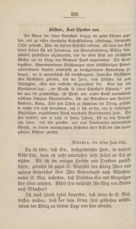Küstner, Karl Theodor von