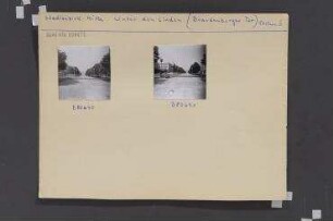Straßenansichten. Berlin, Mitte, Unter den Linden