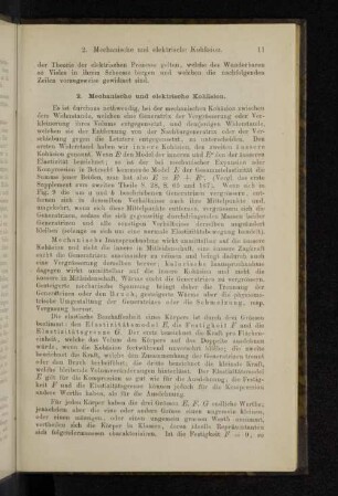 2. Mechanische und elektrische Kohäsion.