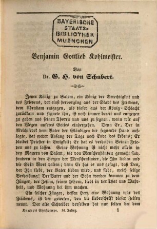 Christoterpe : ein Jahrbuch für d. dt. Haus. 1846