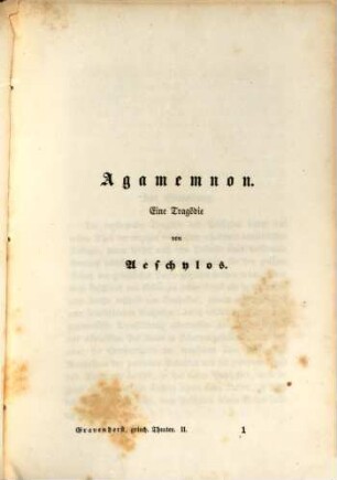 Griechisches Theater : für deutsche Leser, 2