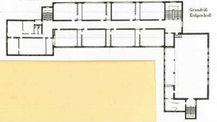 Magdeburg - Wilhelmstadt. Volksschule. Grundriß. Architekt : Johannes Göderitz