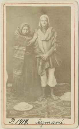 Atelier-Fotografie aus Bolivien (Aymara)
