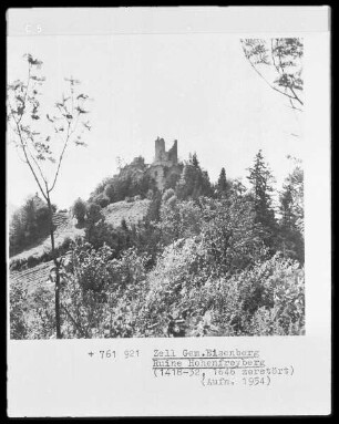 Ruine Hohenfreyberg