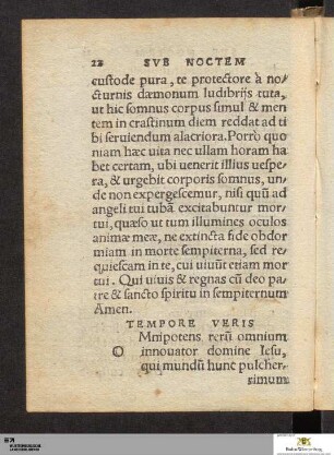 Tempore veris