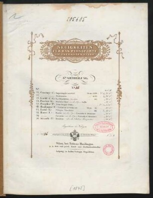 No. 26: Nocturne et Scherzo : Oeuv. 33