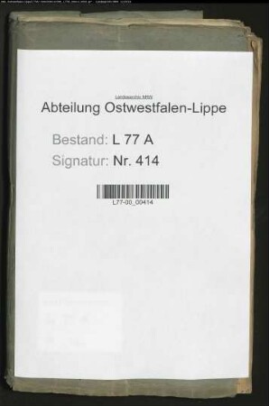 Wrugeregister der Stadt Salzuflen, Bd. 2