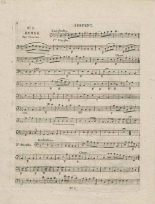 No. 2 Hymne. Par Gossec.